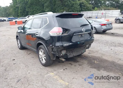 2016 Nissan Rogue Sv из США, поврежденный, VIN KNMAT2MV5GP674272